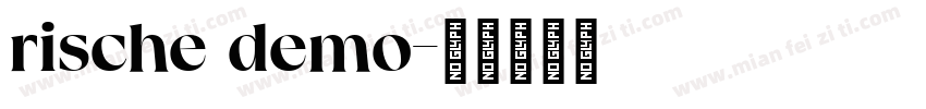 rische demo字体转换